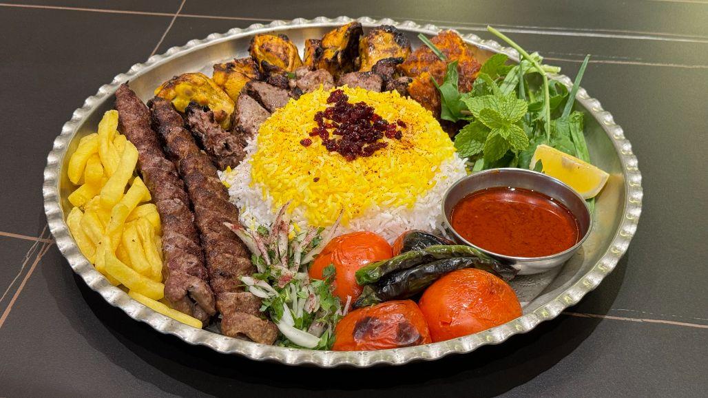 Vaziri Tray (2 Person) سینی کباب وزیری