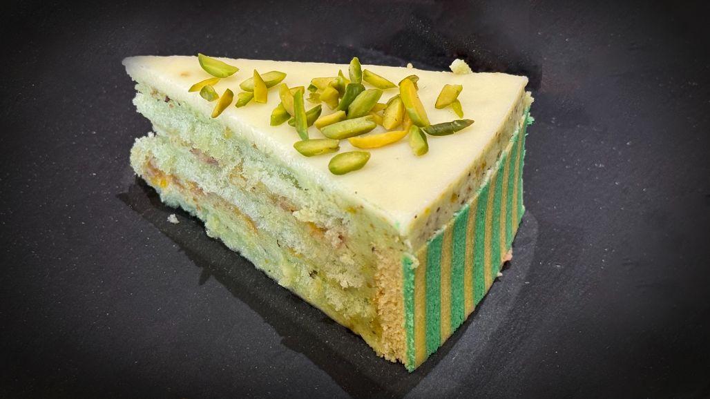 French Pistachio Cake