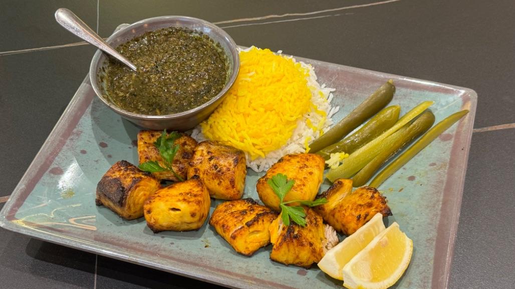 Grilled King Fish ماهی شیر کبابی