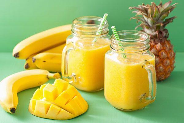 Mango, Banana, Pineapple